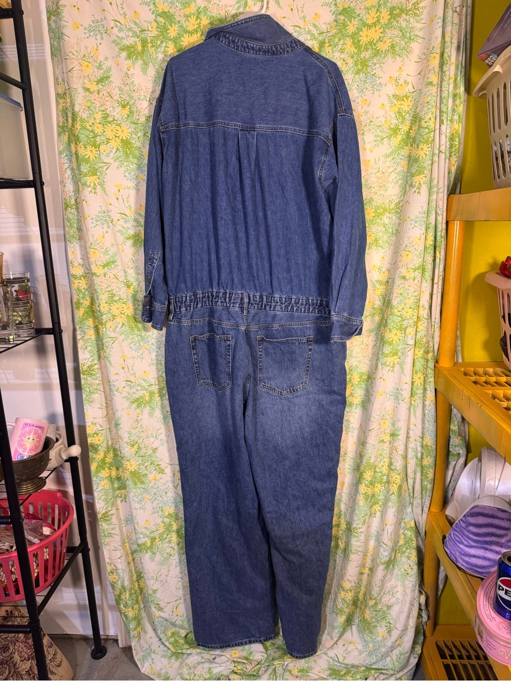 New With Tags Womens 2XL Fashion Nova Farmers Market Denim Jumpsuit - Picture 8 of 8